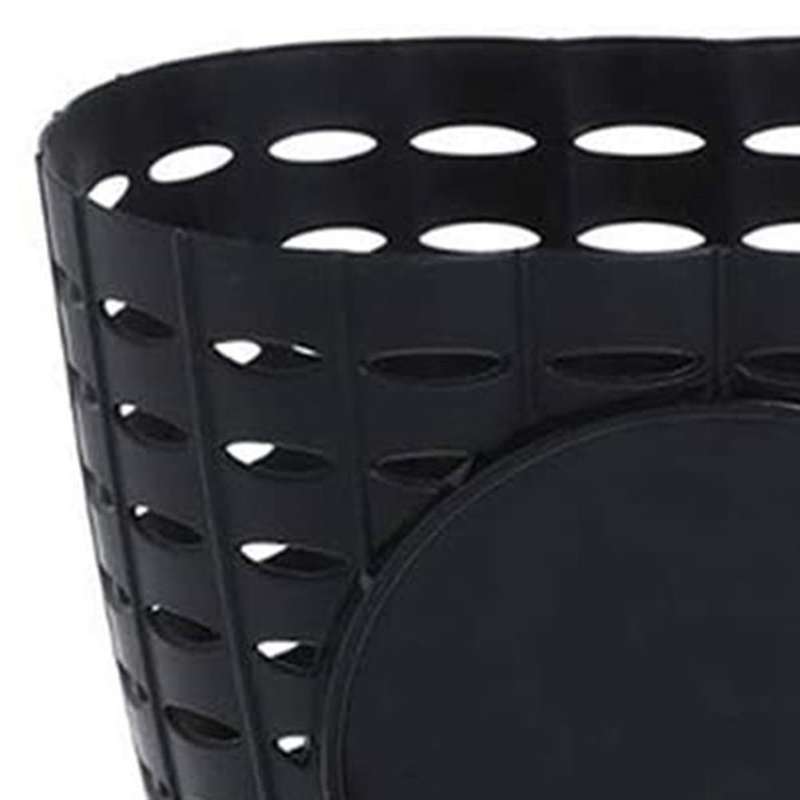 Children Plastic Front Handlebar Bike Basket for Storage, Black