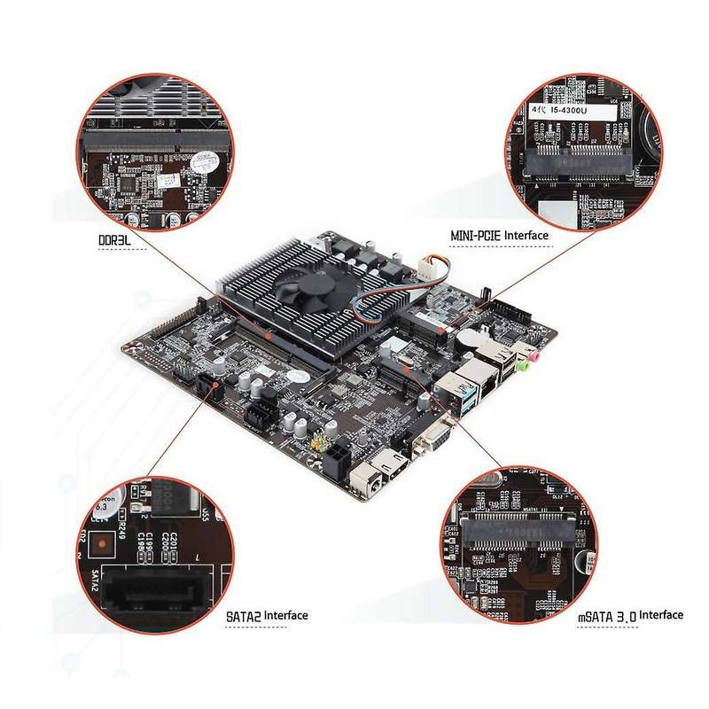 Embedded Computer Industrial Control Motherboard for Intel Core