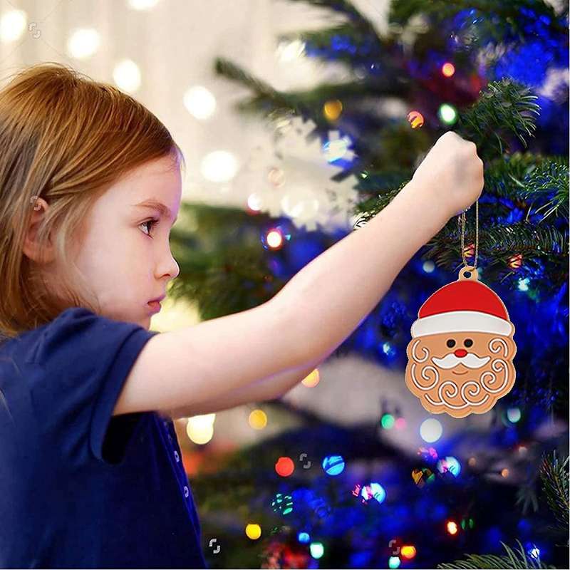 14pcs Christmas Decorations,christmas Tree Gingerbread Man