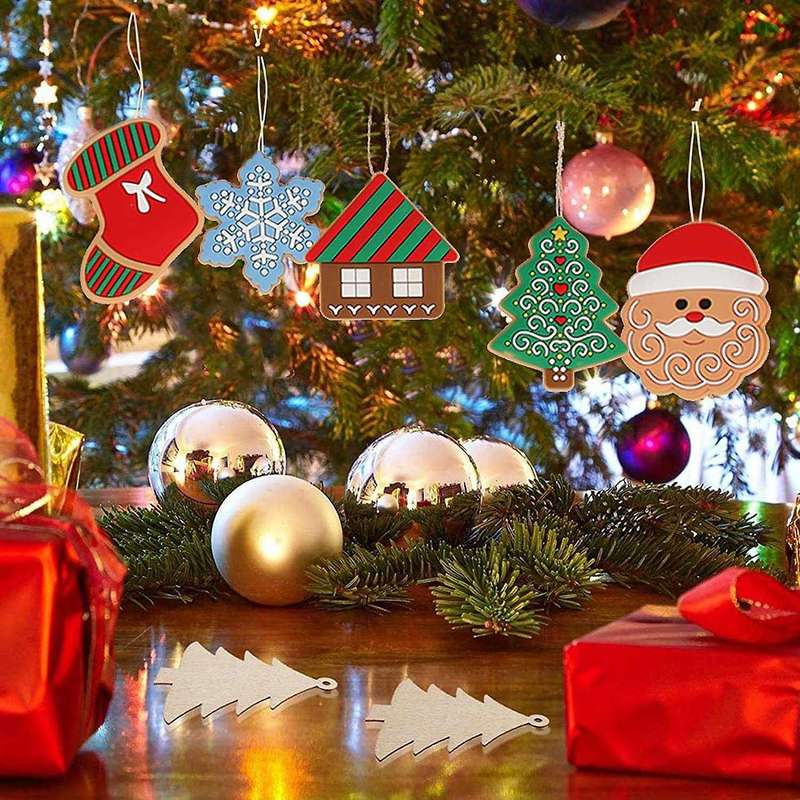 14pcs Christmas Decorations,christmas Tree Gingerbread Man