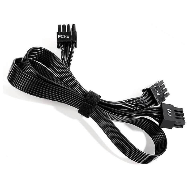 Psu Vga Male to Dual Pcie 8 (6+2) Pin Male Pcie Gpu Power Cable