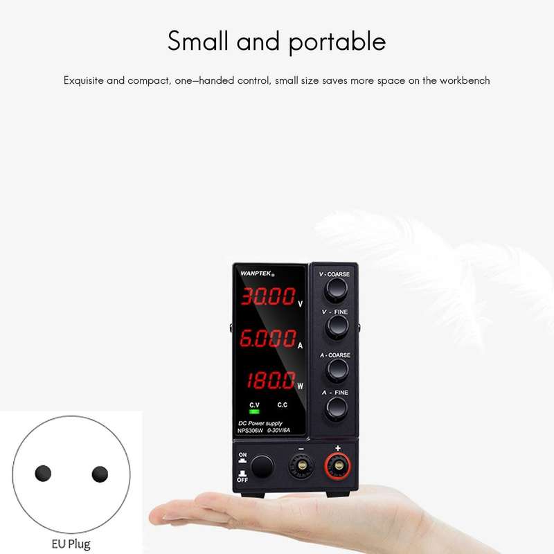Wanptek Nps306w Test Adjustable Regulated Power Supply Meter(eu Plug)