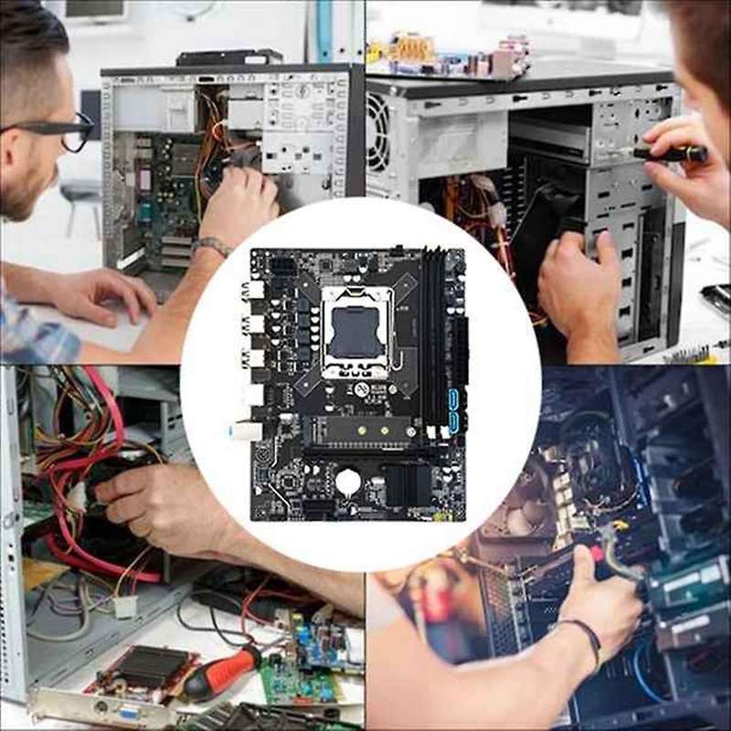 X79 Motherboard with E5 2420v2 Cpu+2x4gb Ddr3 Ram Hm65 Lga1356 Cpu