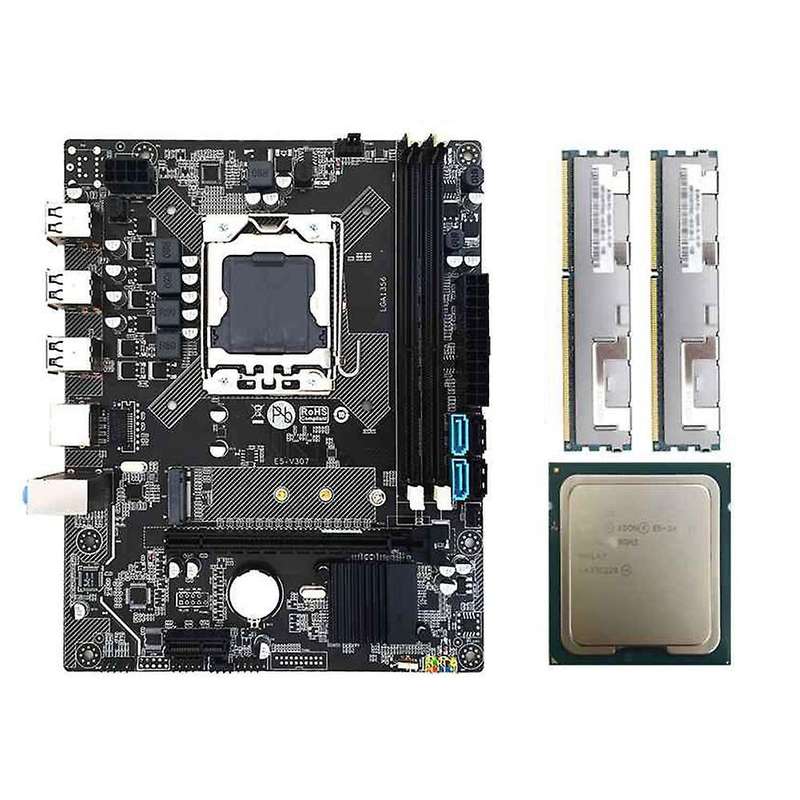 X79 Motherboard with E5 2420v2 Cpu+2x4gb Ddr3 Ram Hm65 Lga1356 Cpu