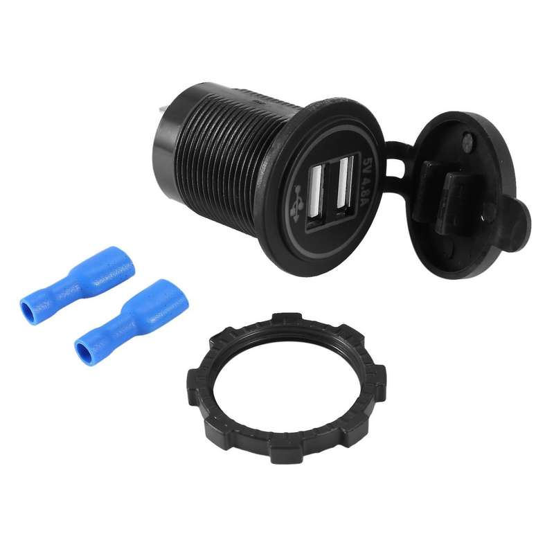 5v 4.8a Dual Usb Charger Socket Adapter Power Socket