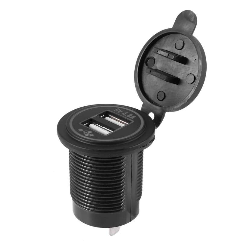 5v 4.8a Dual Usb Charger Socket Adapter Power Socket