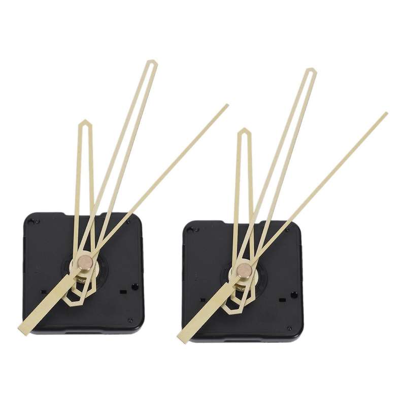 2x Silent Large Wall Clock Mechanism Watch Clock Parts Hands Tools