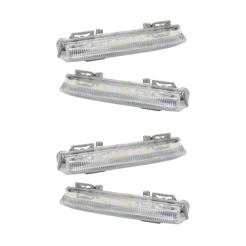 2pcs Front Drl Fog Light for Mercedes-benz W204 W212 C250 C350 E350