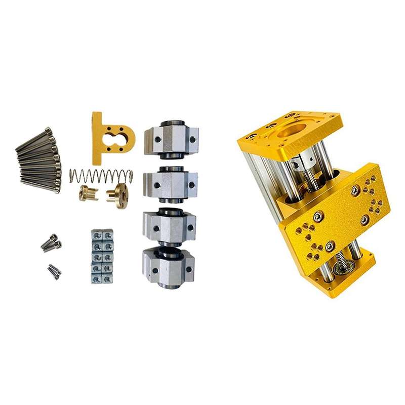 Cnc Aluminum Sliding Table Apply Nema17/23 42byg/57 Stepper 52mm