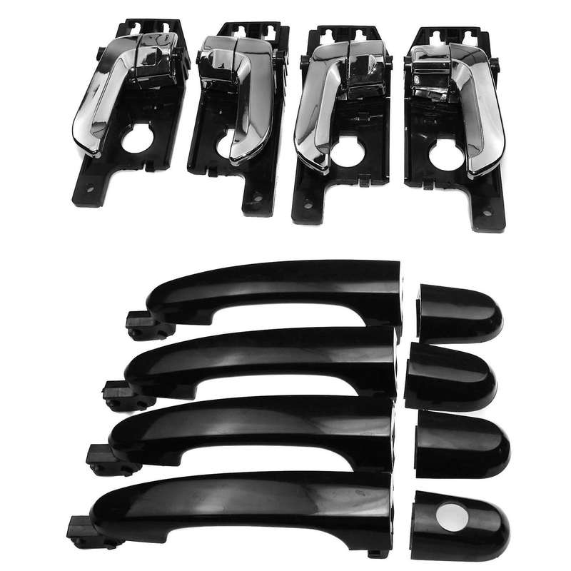 8pcs Inner Door Handle+exterior Door Handle for Hyundai Kia 2005-2010