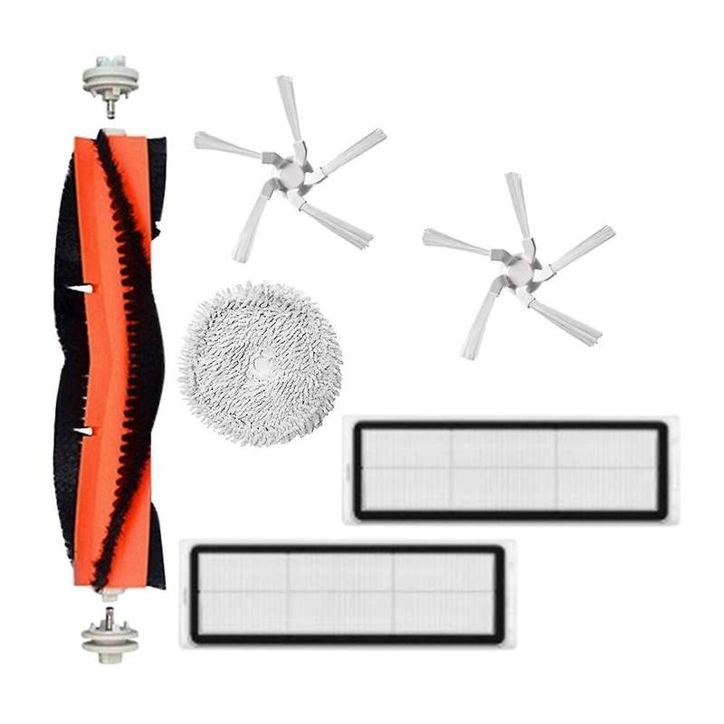 6pcs for Xiaomi Dreame W10 Robot Side Brush Hepa Filter Mop Cloth