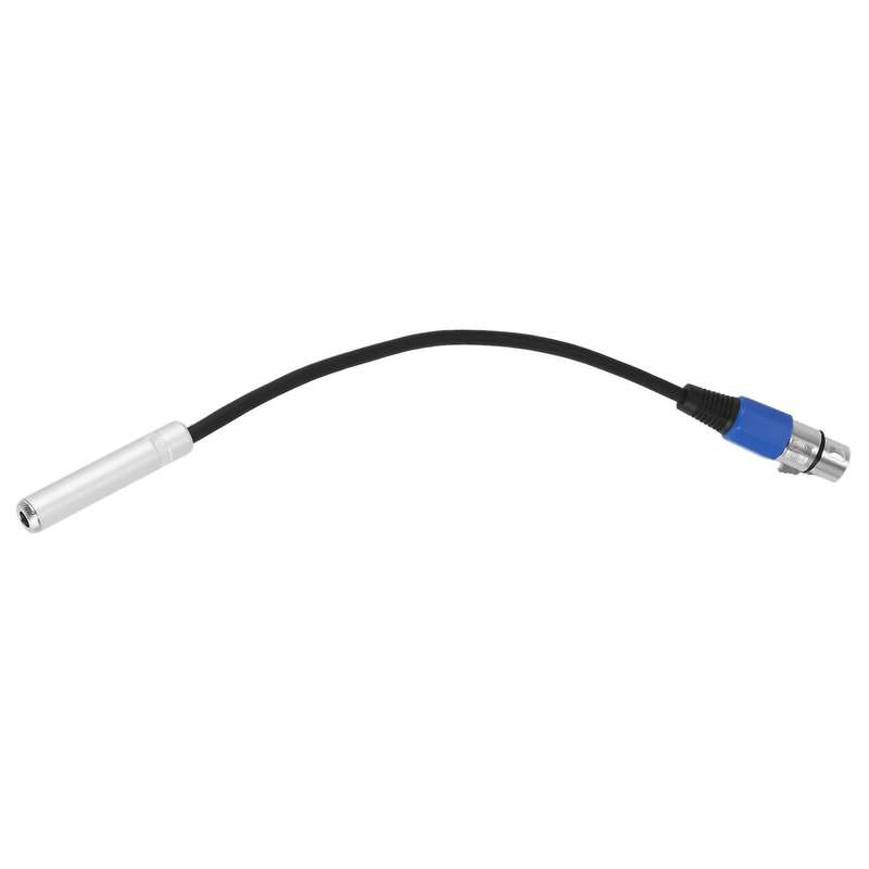 Plug 6.35mm Trs to Xlr Male Female Cable 3 Pin Female Socket Adapter