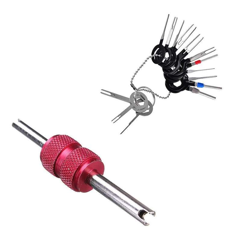 14pcs Auto Terminals Removal Key Tool Set (silver)