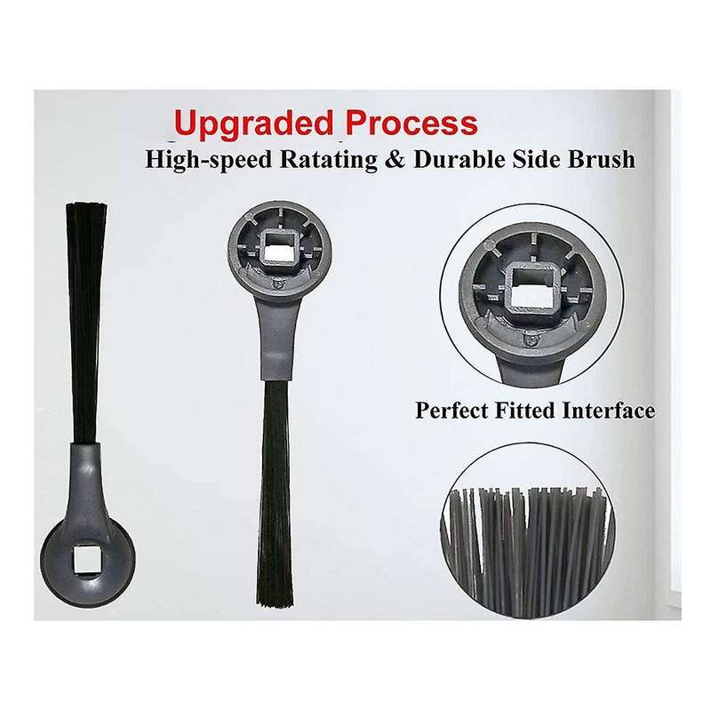 6pcs Side Brush for Shark Ion Robot Iq R101ae (rv1001ae), Iq R101