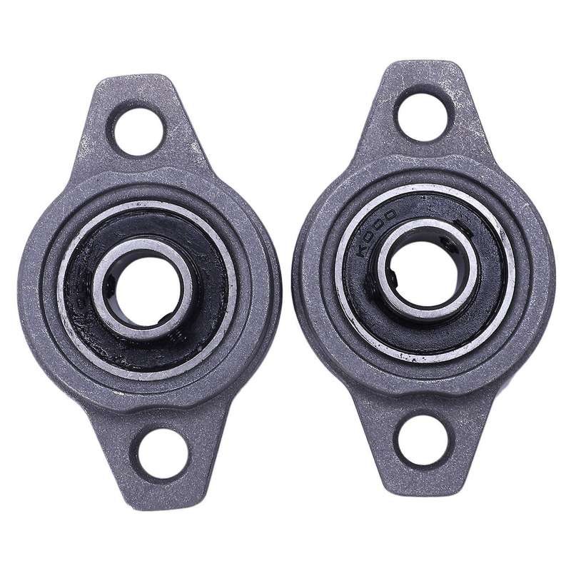 2pcs Kfl000 Zinc Alloy Pillow Block  Bearing 10mm