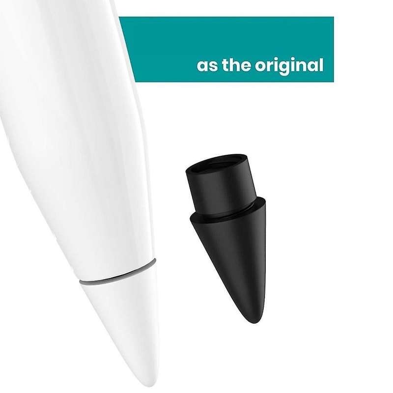 2 Pack Replacement Tip for Apple Pencil Nibs (black)