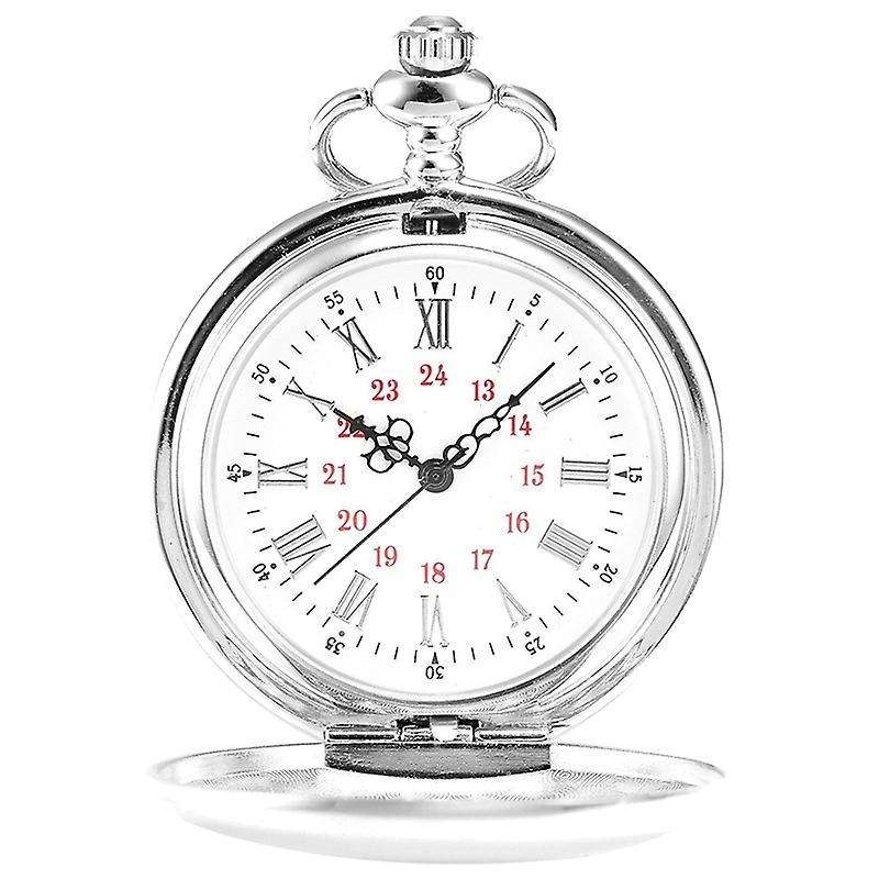 1pcs Portable Cute Mini Cartoon Multi-function Table Clockswhite