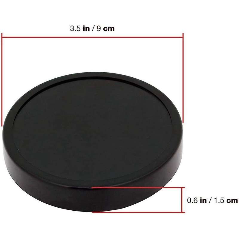 4 Pack Black Plastic Stay Fresh Lid Parts for Magic 250w Blender