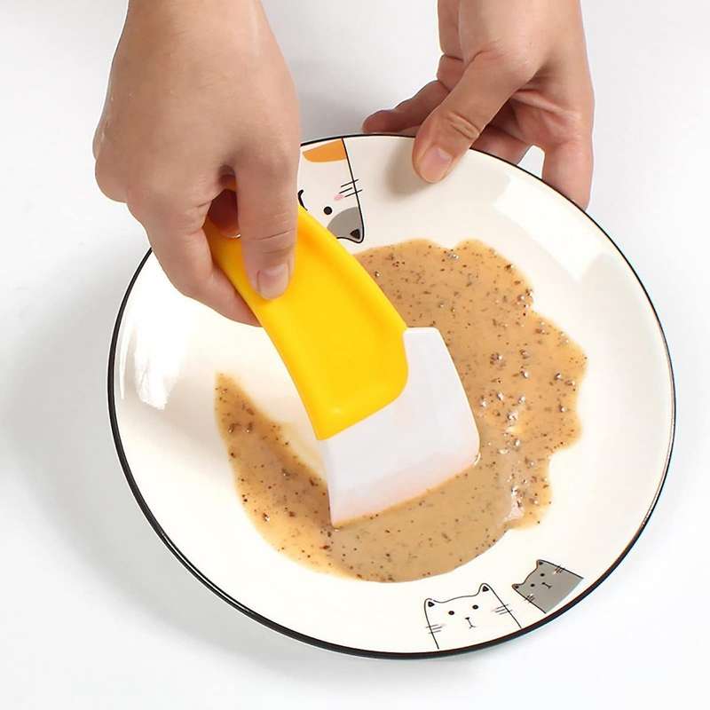 Household Cleaning Spatula Grease Heat-resistant Cleaning Yellow
