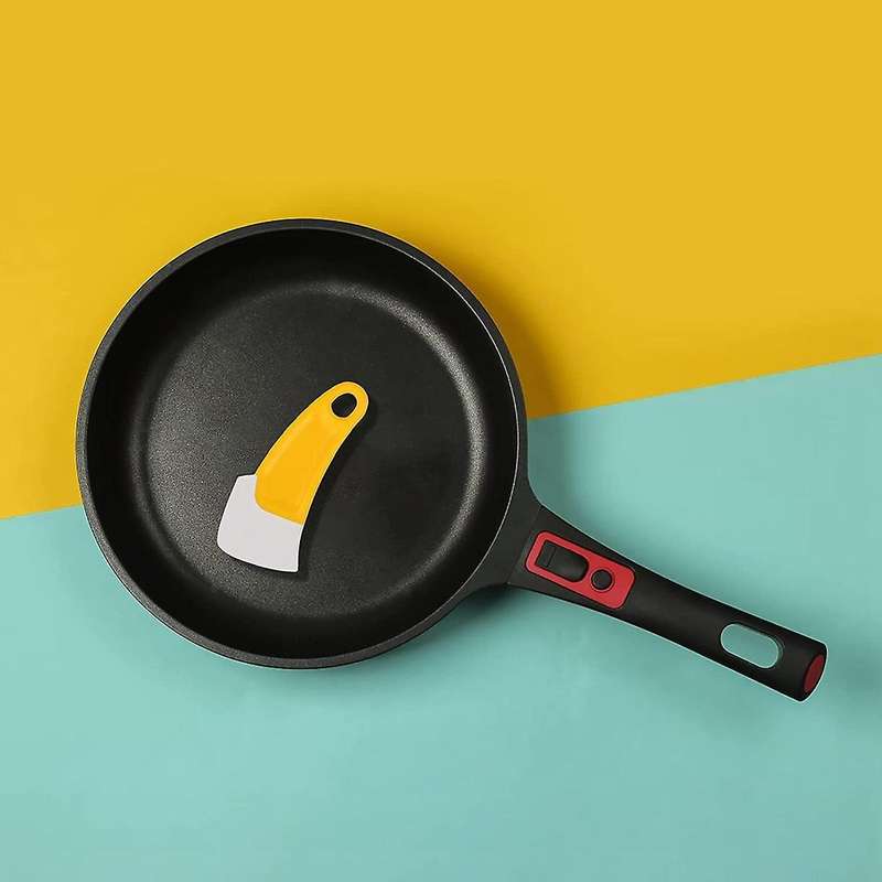 Household Cleaning Spatula Grease Heat-resistant Cleaning Yellow