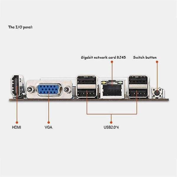 Mining Motherboard with 4gb Ddr3 128gb Msata Ssd 12x8pin Power Cable