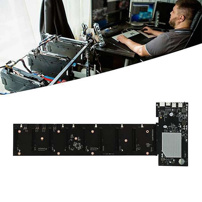 Eth-hsw3 Btc Mining Motherboard with 6pin to 8pin Power Cord Set