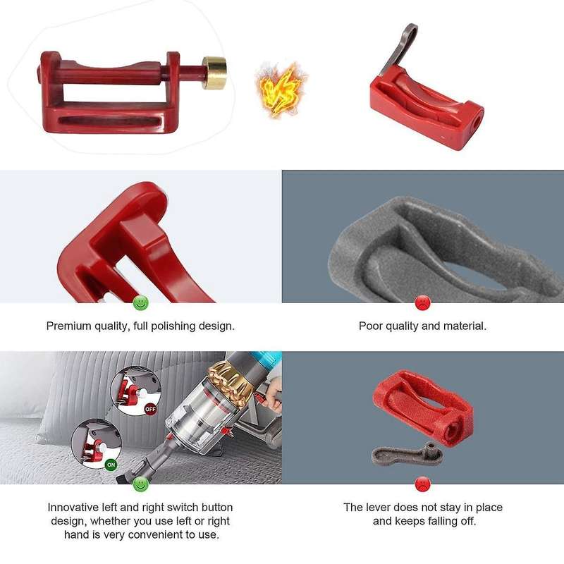 For Dyson V7 V8 V6 Absolute/ Animal Vacuum Cleaner Power Button Lock