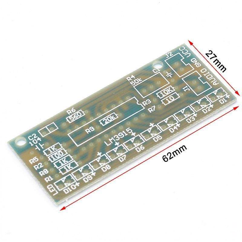 Lm3915 Audio Level Indicator Diy Kit Analyzer Level Indicator Kit