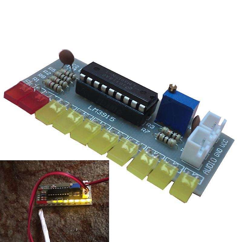 Lm3915 Audio Level Indicator Diy Kit Analyzer Level Indicator Kit