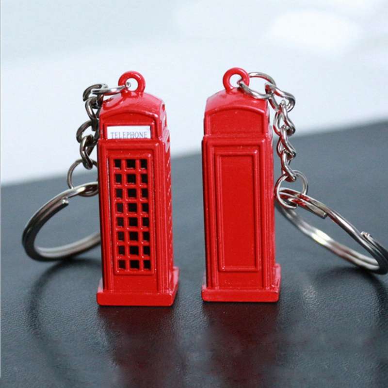 Booth British London Car Key Ring Keychains Keychain for Women Girls