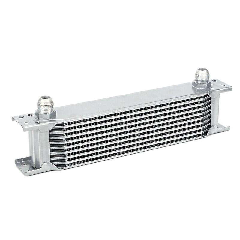 Aluminum Radiator 10 Rows British Type Car Engine Oil Cooler Cooling