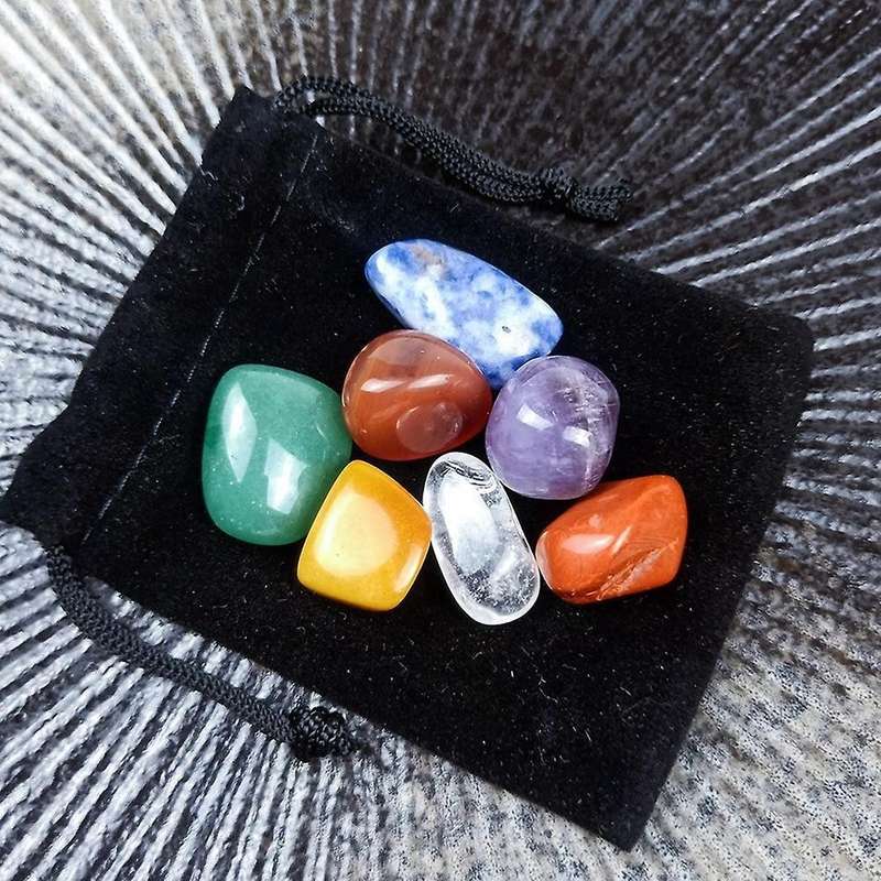 Natural Seven Chakra Energy Stone Chakra Stone Irregular Reiki Decor