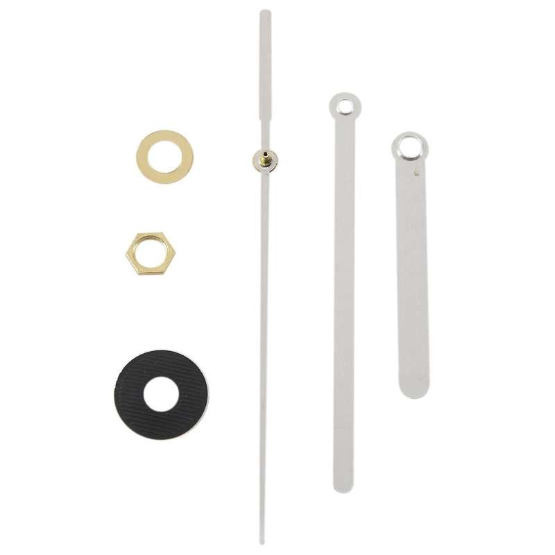 Clock Movement Mechanism Black Hour Minute Red Second Hand Diy Tools Set