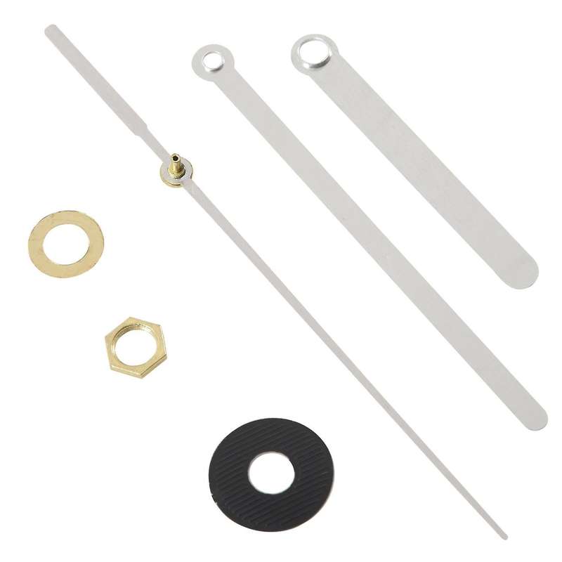 Clock Movement Mechanism Black Hour Minute Red Second Hand Diy Tools Set