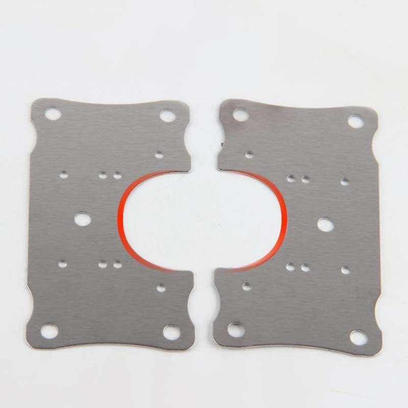 4 Pcs Hinge Repair Plate Door Stainless Steel Bracket for Furniture