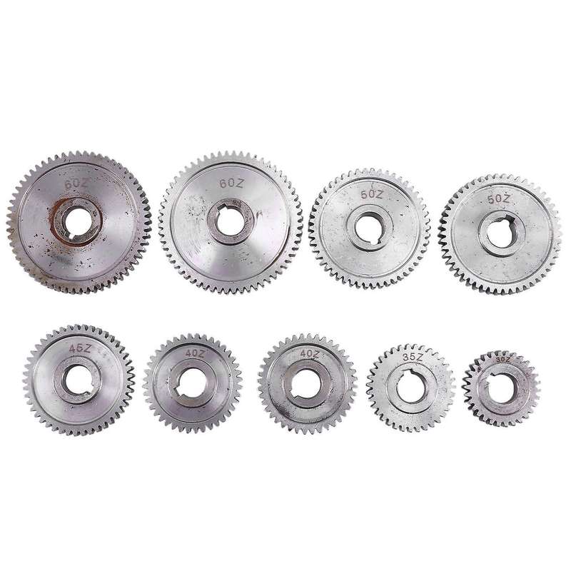 9pcs/set Cj0618 Household Small Lathe,micro Lathe,metal Exchange Gear