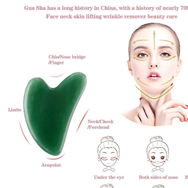 Nose Scraper V Face Thin Face Hand Massage Tool Gua Sha Board -2