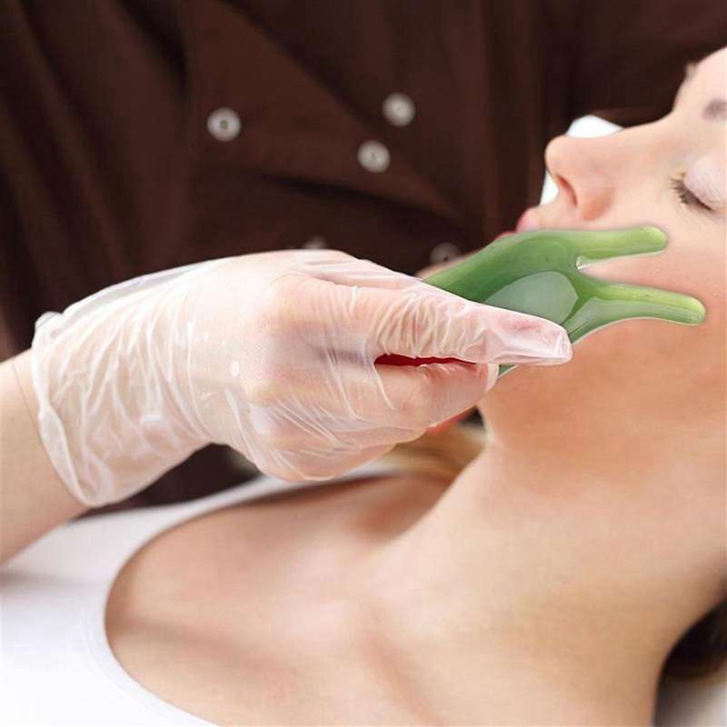 Nose Scraper V Face Thin Face Hand Massage Tool Gua Sha Board -2