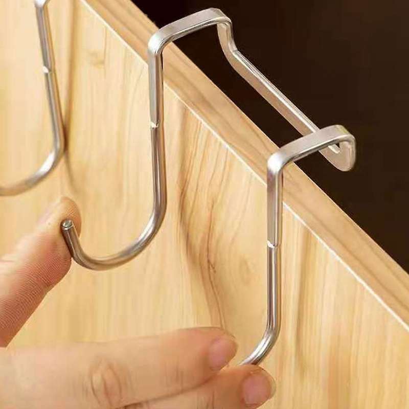 Stainless Steel Perforation-free Cabinet Door Clothes Hook Wall Hook