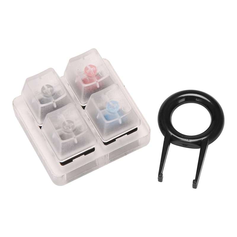 4 Key Switches Tester Acrylic Translucent Kit for Cherry Mx Testing