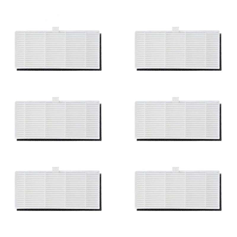 6pcs for Xiaomi Lydsto R1 Robotic Vacuum Cleaner Hepa Filter