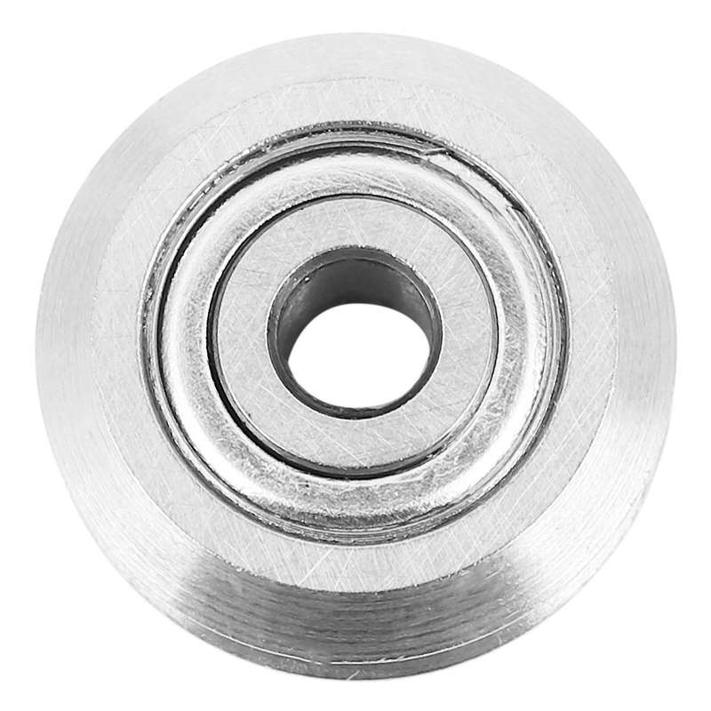 W1 Deep V Groove W-rail Track Pulley Rollers Ball Bearings Steel