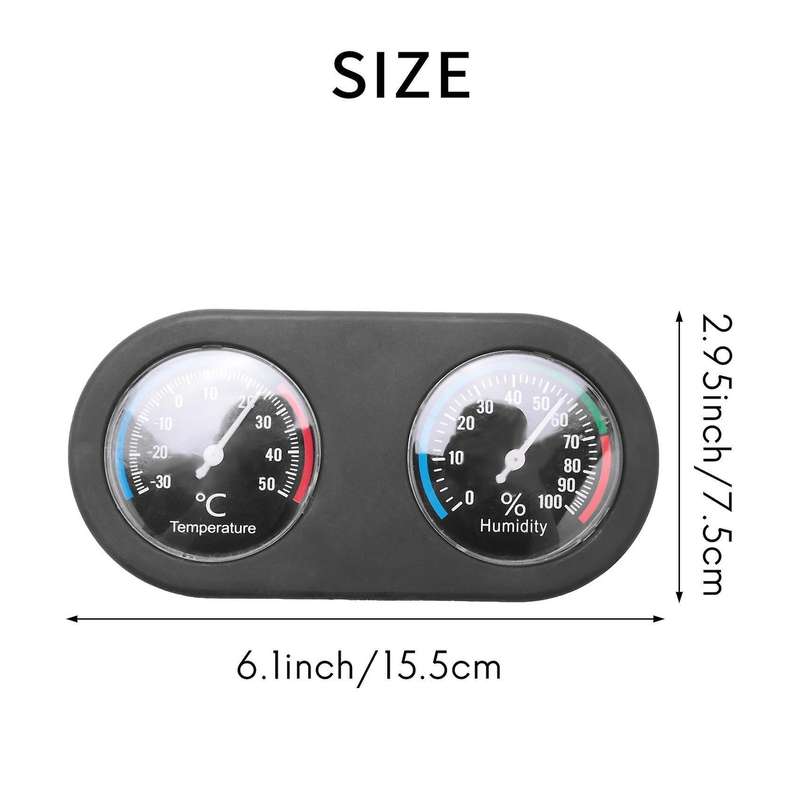 Reptile Tank Thermometer Hygrometer Temperature Monitor