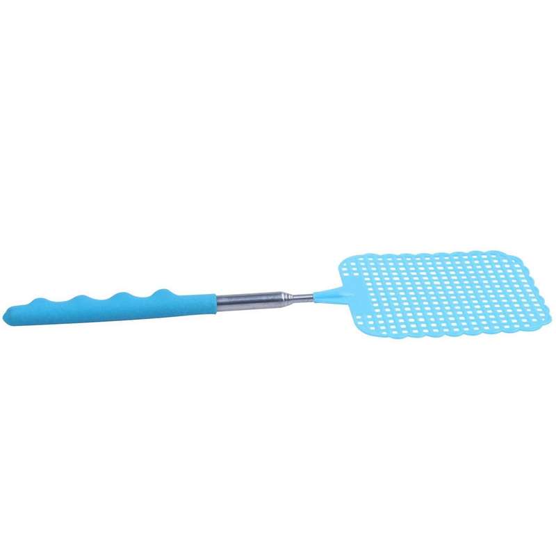 2x Flyswatter Fly Tapper Mosquito Insects Swatter Up to 73 Cm Blue
