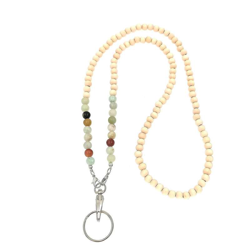Lanyards for Id Badges, with Glasses Chain Rubber Stoppers,for Keys B