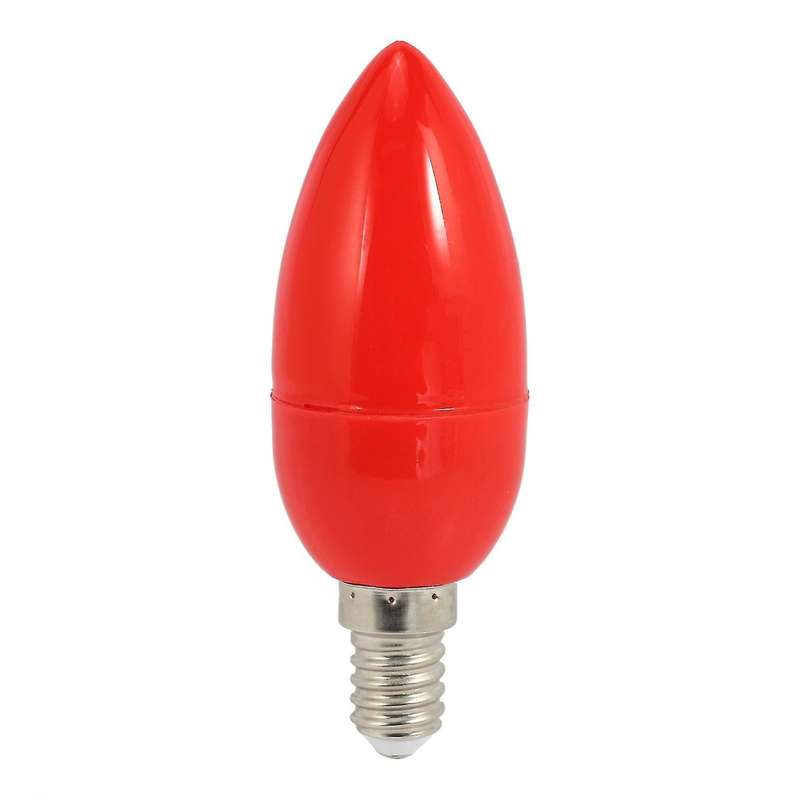 Led Candle Light Bulbs Red Fortune Lamp God Lights Energy Saving,e14
