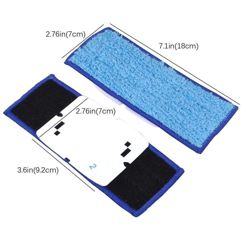 3pcs Washable Mopping Pads Sweeping Pad Cloth for Braava Jet 240 241
