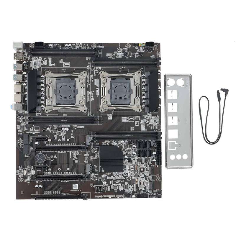 X99 Dual-socket Motherboard Pci-e 16x Sata2.0 Nvme M.2 Interface