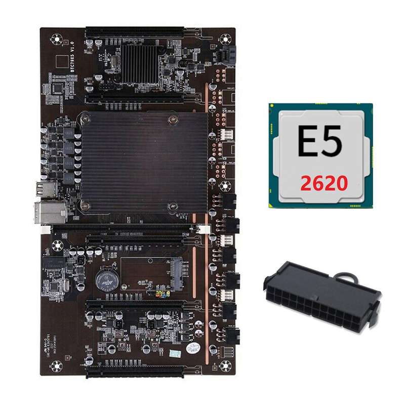 X79 H61 Btc Miner Motherboard with E5 2620 Cpu for Btc Miner Mining