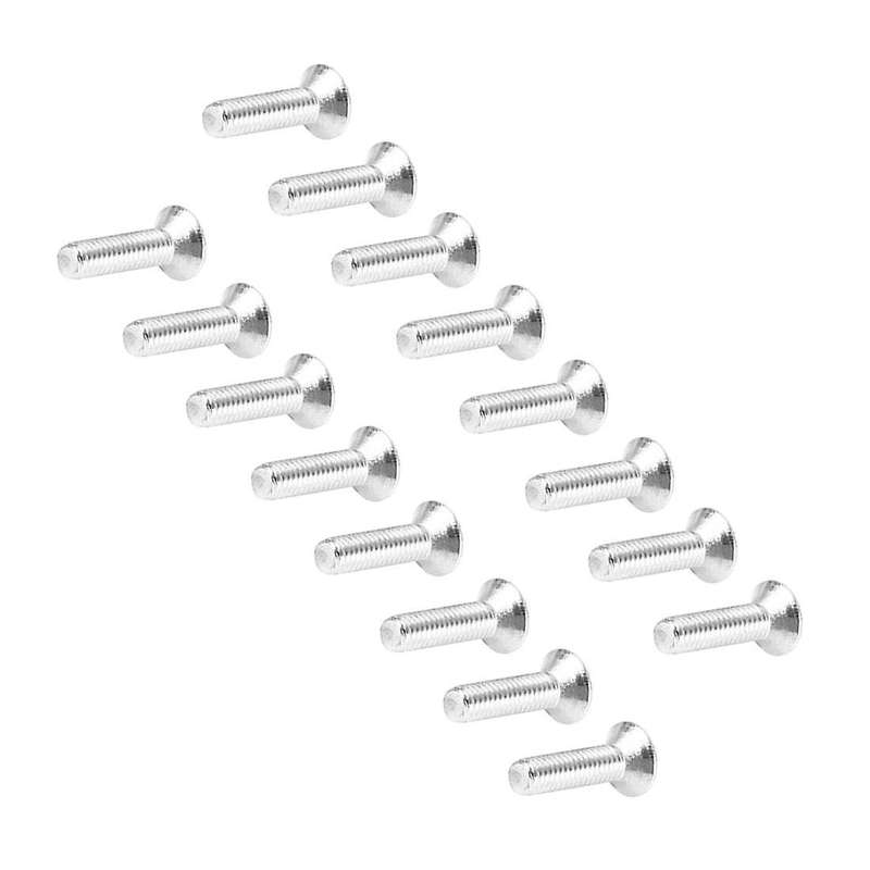 100pcs 304hc Stainless Steel Hex Countersunk Flat Head Screws M3x12mm
